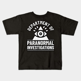 Department of Paranormal Investigations Kids T-Shirt